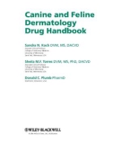 Ebook Canine and feline dermatology drug handbook: Part 1