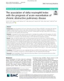 The association of delta neutrophil index with the prognosis of acute exacerbation of chronic obstructive pulmonary disease