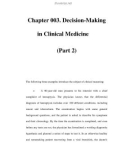 Chapter 003. Decision-Making in Clinical Medicine (Part 2)