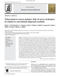 Tuberculosis in cancer patients: Role of newer techniques in relation to conventional diagnostic methods