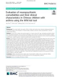 Evaluation of neuropsychiatric comorbidities and their clinical characteristics in Chinese children with asthma using the MINI kid tool