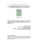 On-the-job training of health professionals for electronic health record and electronic medical record use: A scoping review