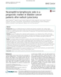 Neutrophil-to-lymphocyte ratio is a prognostic marker in bladder cancer patients after radical cystectomy