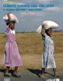 CLIMATE CHANGE AND CHILDREN CLIMATE CHANGE AND CHILDREN A HUMAN SECURITY CHALLENGE A HUMAN SECURITY CHALLENGE