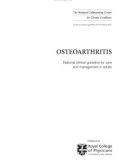 OSTEOARTHRITIS - National clinical guideline for care and management in adults