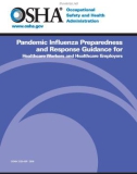 Pandemic Influenza Preparedness and Response Guidance for HealthcareWorkers and Healthcare Employers