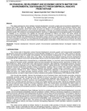 Do financial development and economic growth matter for environmental sustainability? fresh empirical insights from Vietnam