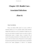 Chapter 125. Health Care– Associated Infections (Part 4)