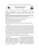 Faecal contamination and its relationship with some environmental variables of four urban rivers in inner Hanoi city, Vietnam