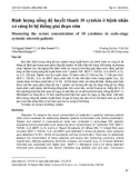 Định lượng nồng độ huyết thanh 10 cytokin ở bệnh nhân xơ cứng bì hệ thống giai đoạn sớm