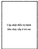 Cập nhật điều trị bệnh tiêu chảy cấp ở trẻ em