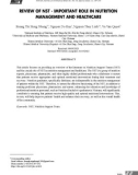 Tổng quan về NST - vai trò quan trọng trong quản lý dinh dưỡng và chăm sóc sức khỏe