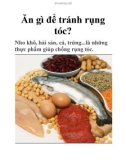 Ăn gì để tránh rụng tóc?