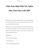 Chẩn đoán Bệnh Phổi Tắc Nghẽn Mãn Tính Theo Gold 2007