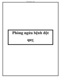 Phòng ngừa bệnh đột quỵ