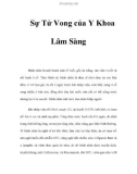 Sự Tử Vong của Y Khoa Lâm Sàng B