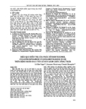 Hiệu quả điều trị của phác đồ Bortezomib, Cyclophosphamide và Dexamethasone (VCD) trên bệnh nhân đa u tủy có suy giảm chức năng thận