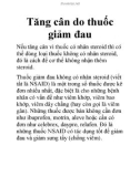 Tăng cân do thuốc giảm đau