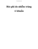 Béo phì do nhiễm trùng vi khuẩn