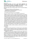 Proposed procedure of survey and model application for forecasting flow landslide susceptibility and hazards – A case study in Tam Chung commune, Thanh Hoa province