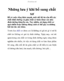 Những lưu ý khi bổ sung chất xơ