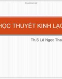 Bài giảng Học thuyết kinh lạc - Ths. Lê Ngọc Thanh