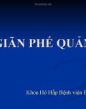 Bài giảng Giãn phế quản - BV Bạch Mai