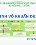 Bài giảng Vệ sinh vô khuẩn dụng cụ - GV. Vũ Văn Tiến