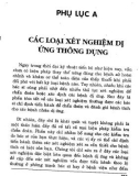 Bệnh dị ứng Phòng ngừa và trị liệu (Phụ lục A)