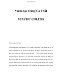 Viêm đại Tràng Co Thắt SPASTIC COLITIS