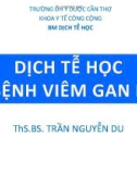 Bài giảng Dịch tễ học bệnh viêm gan B - ThS. BS. Trần Nguyễn Du