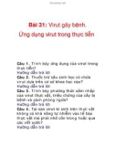 Bài 31: Virut gây bệnh