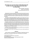 Ứng dụng vạt hai thùy nhánh xuyên động mạch mũ vai điều trị phẫu thuật sẹo co kéo vùng nách di chứng bỏng