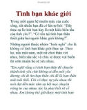 Tình bạn khác giới