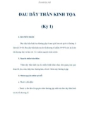 ÐAU DÂY THẦN KINH TỌA (Kỳ 1)