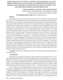 Research on changes in amount of hazardous waste from industrial activities and propose measures to improve management efficiency based on smart city foundation for Hai Duong province