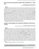Khảo sát tình hình dị ứng thuốc tại Bệnh viện Trường Đại học Y - Dược Huế