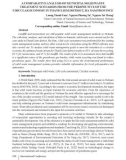 A comparative analysis of municipal solid waste treatment scenarios from the perspective of the circular economy in Thanh Liem district, Ha Nam province