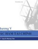 Tin học ứng dụng trong kinh doanh - Các hàm tài chính