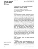 Who cares more about the environment?: An empirical study in Vietnam