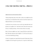 UNG THƯ BUỒNG TRỨNG (PHẦN 2)