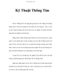 Kỹ Thuật Thông Tim