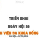 Bài giảng Triển khai ngày hội 5S bệnh viện Đa khoa Đống Đa Hà Nội