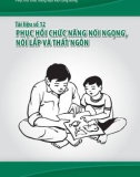 Tài liệu số 12: Phục hồi chức năng nói ngọng, nói lắp và thất ngôn