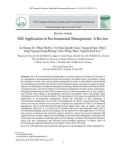 GIS application in environmental management: A review