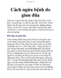 Cách ngừa bệnh do giun đũa