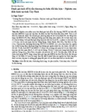 Đánh giá tính dễ bị tổn thương do biến đổi khí hậu – Nghiên cứu điển hình tại tỉnh Tây Ninh