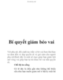 Bí quyết giảm béo vai