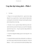 Ung thư đại tràng phải – Phần 1