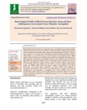 Bacteriological profile of blood stream infections along with their antibiogram at Government Cancer Hospital, Aurangabad